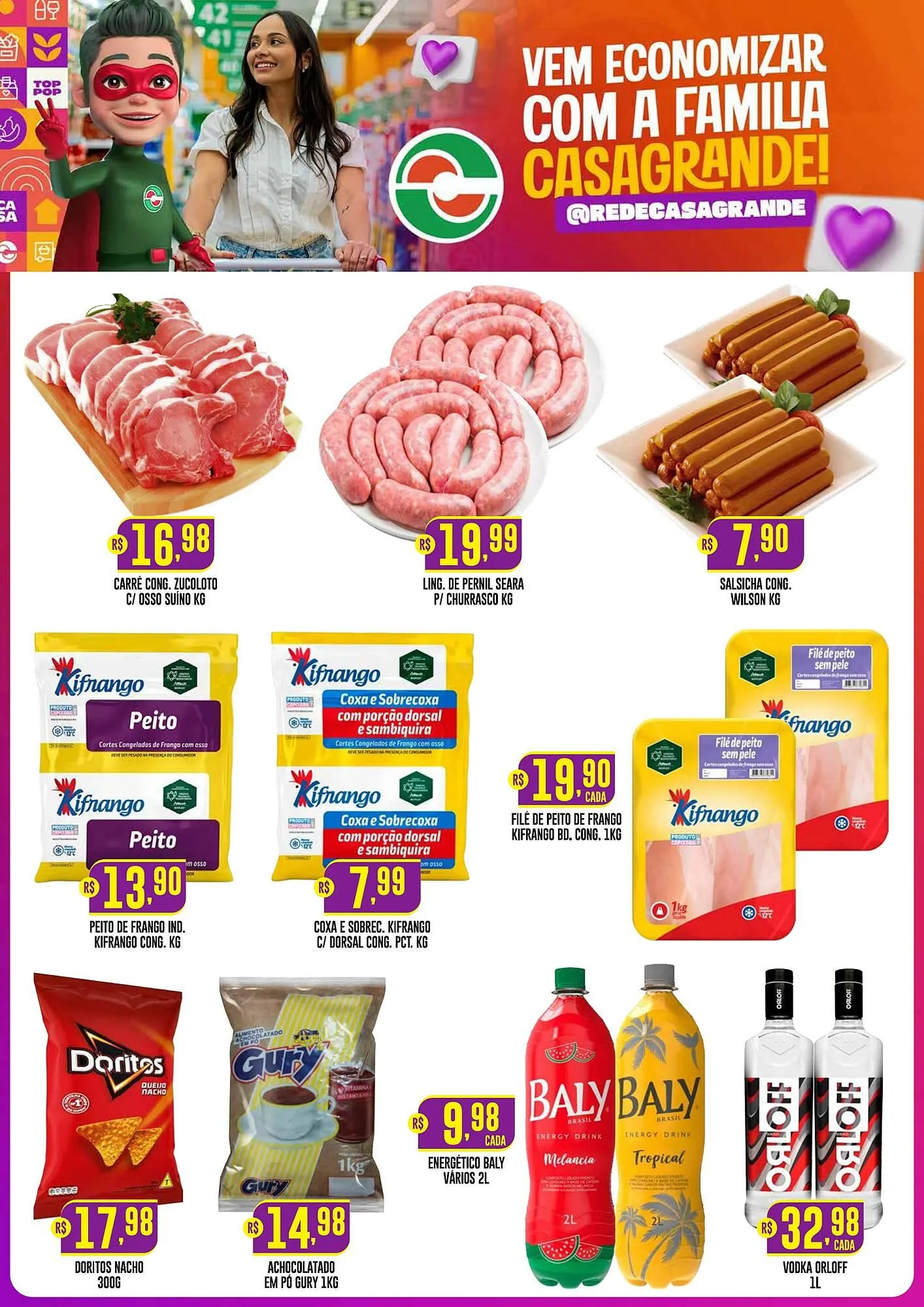 Encarte de Catálogo Casagrande Supermercados 9 de fevereiro até 22 de fevereiro 2026 - Pagina 1