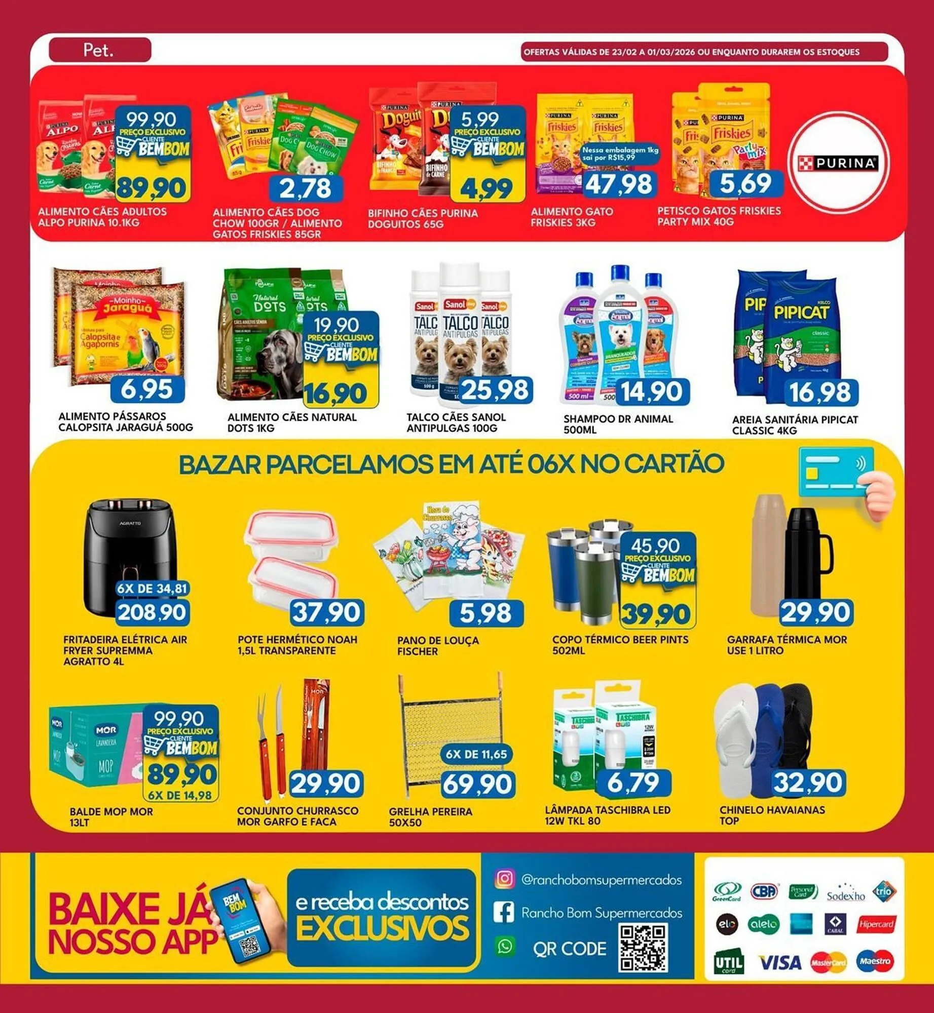Encarte de Catálogo Rancho Bom Supermercados 23 de fevereiro até 1 de março 2026 - Pagina 7