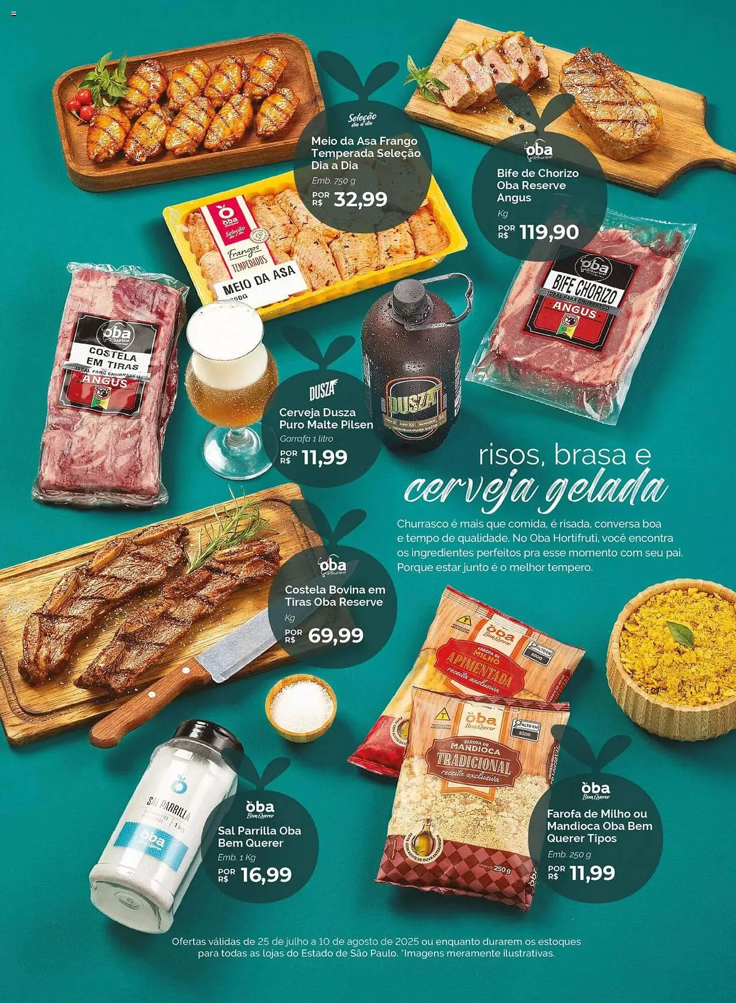 Encarte de Catálogo Oba Hortifruti 25 de julho até 10 de agosto 2025 - Pagina 2