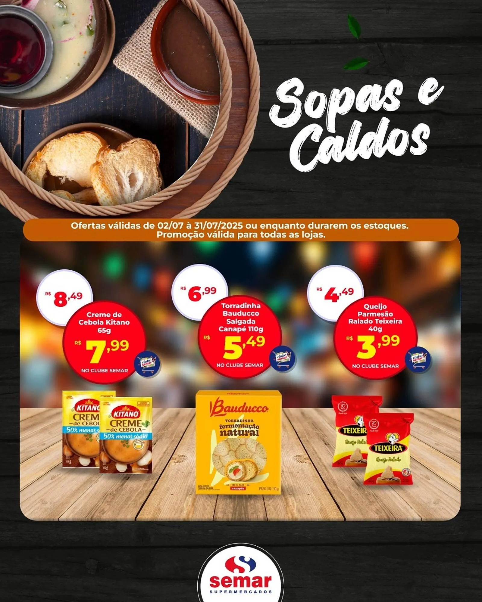 Encarte de Catálogo Semar Supermercado 13 de julho até 31 de julho 2025 - Pagina 2