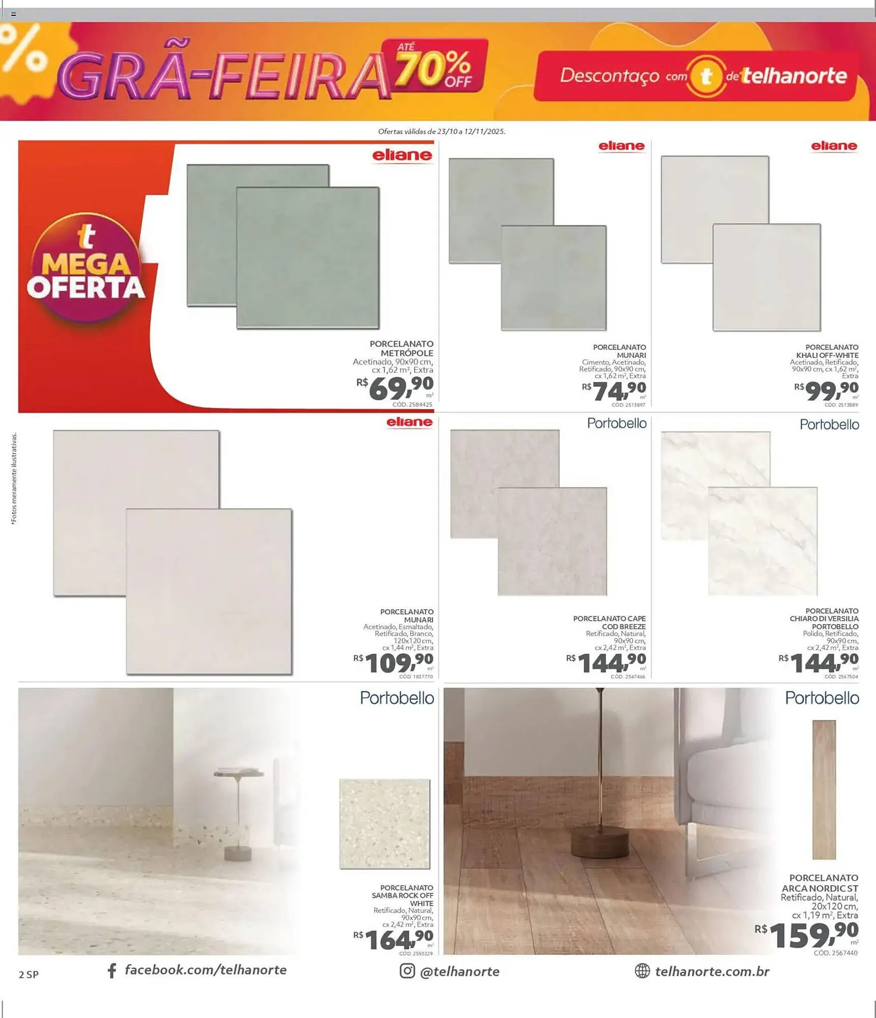 Encarte de Catálogo Telhanorte 23 de outubro até 12 de novembro 2025 - Pagina 2