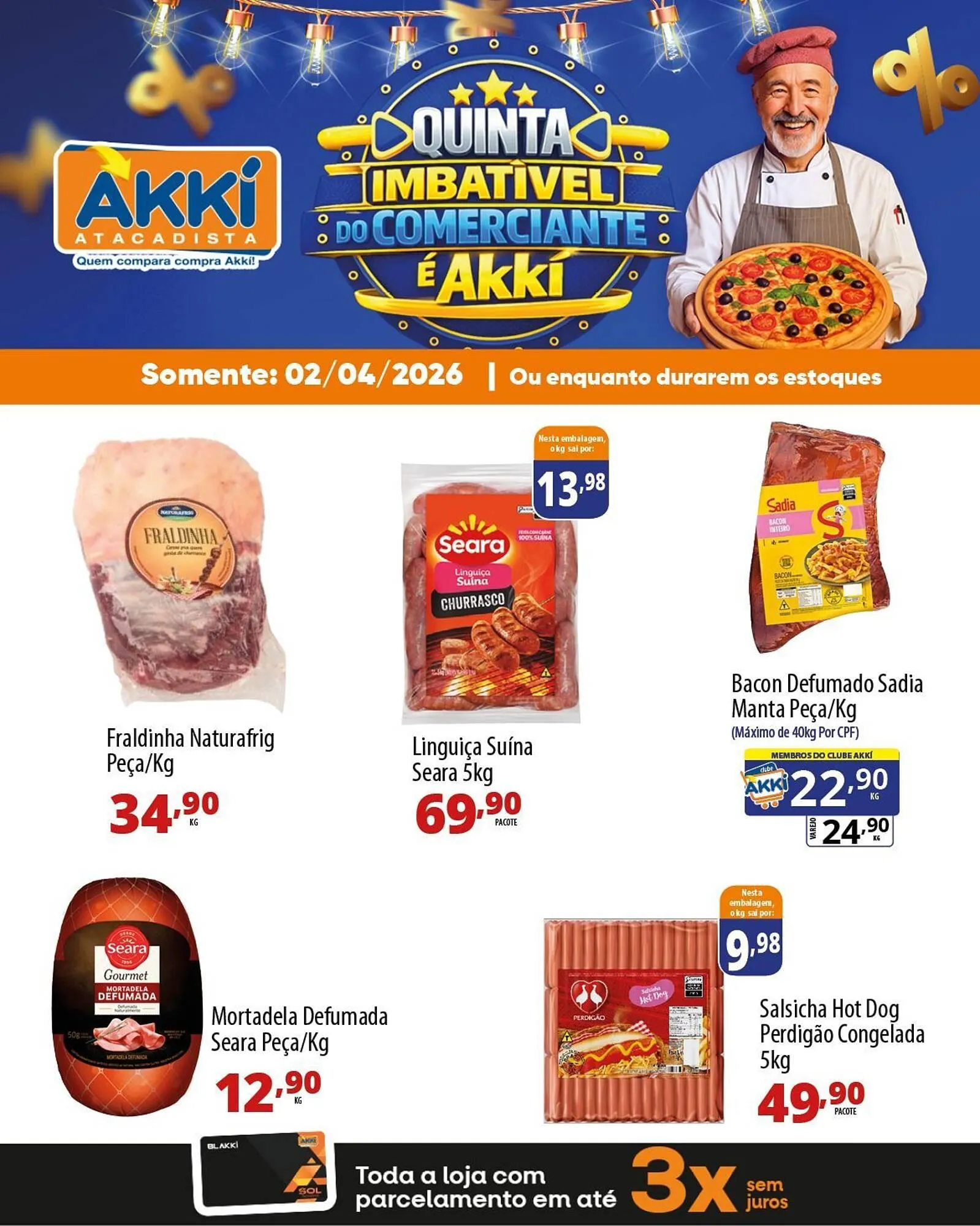 Encarte de Folheto Akki Atacadista 2 de abril até 2 de abril 2026 - Pagina 1