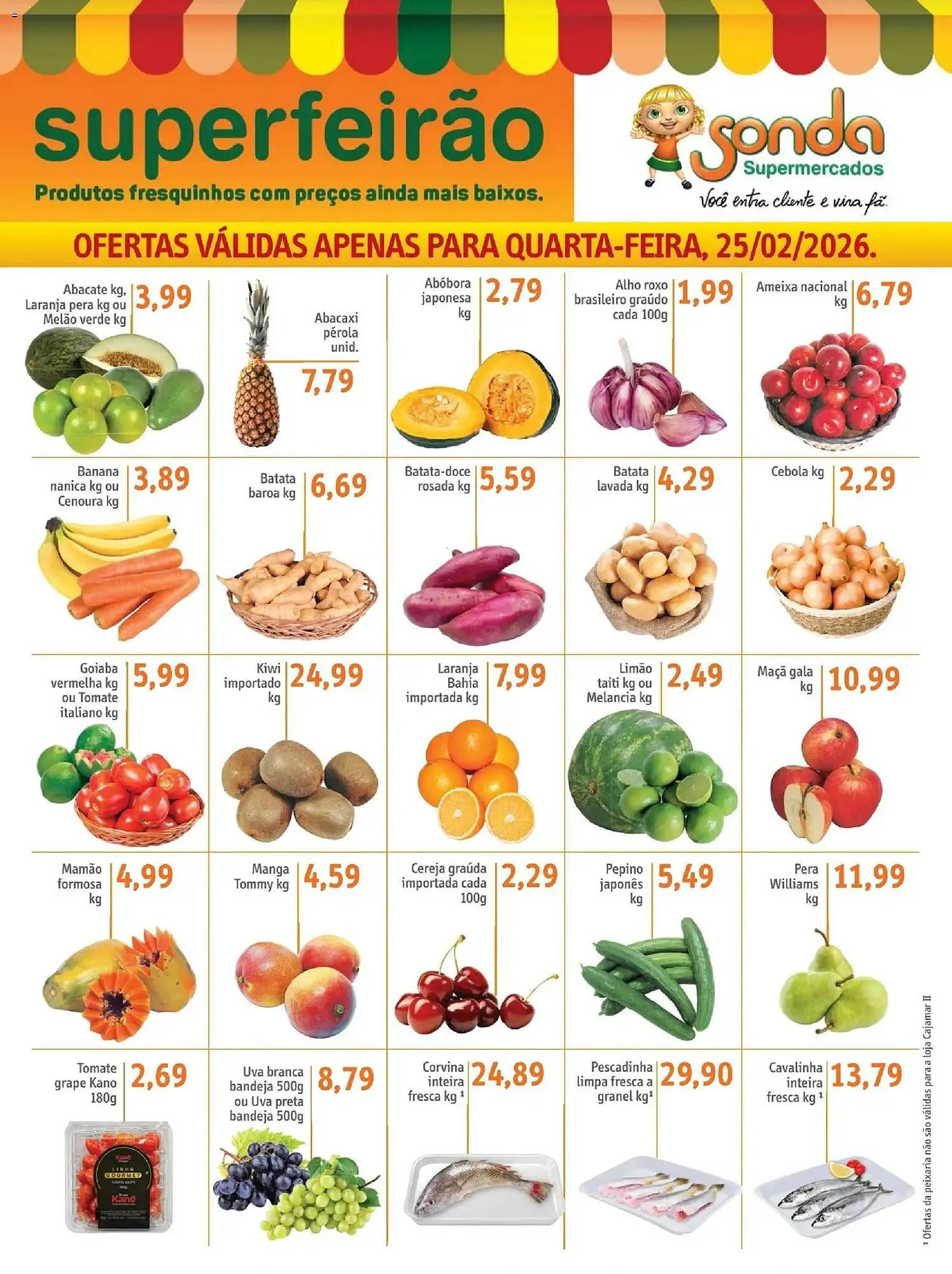 Encarte de Folheto Sonda 25 de fevereiro até 25 de fevereiro 2026 - Pagina 1
