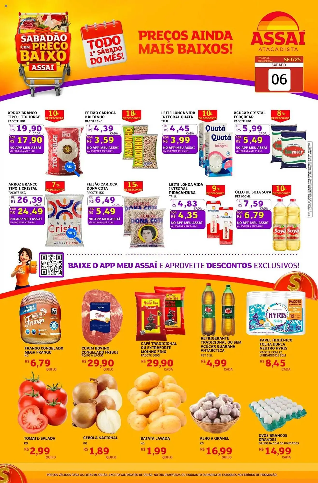 Encarte de Encarte Assaí Atacadista 6 de setembro até 6 de setembro 2025 - Pagina 1