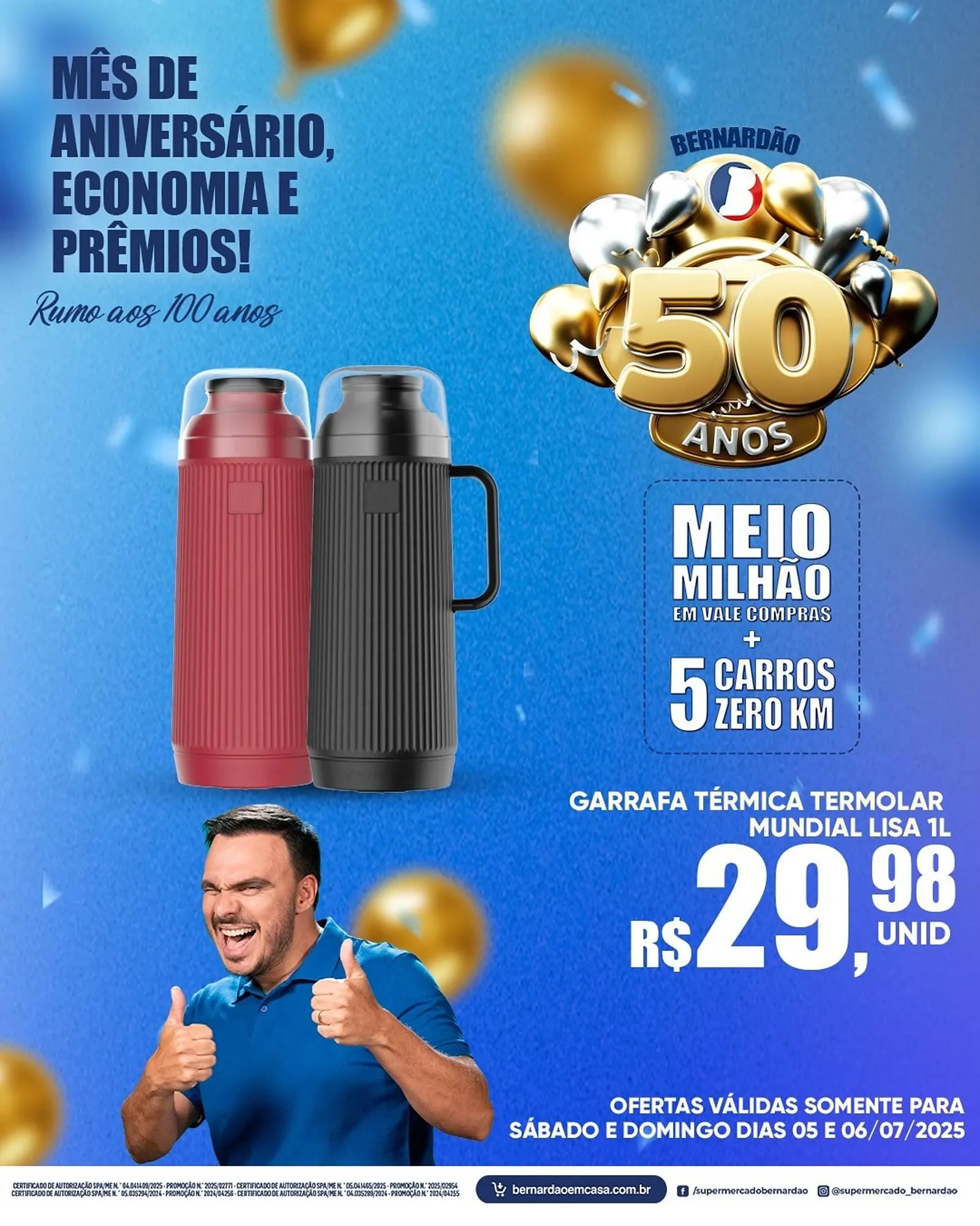 Encarte de Catálogo Supermercado Bernardão 5 de julho até 6 de julho 2025 - Pagina 2