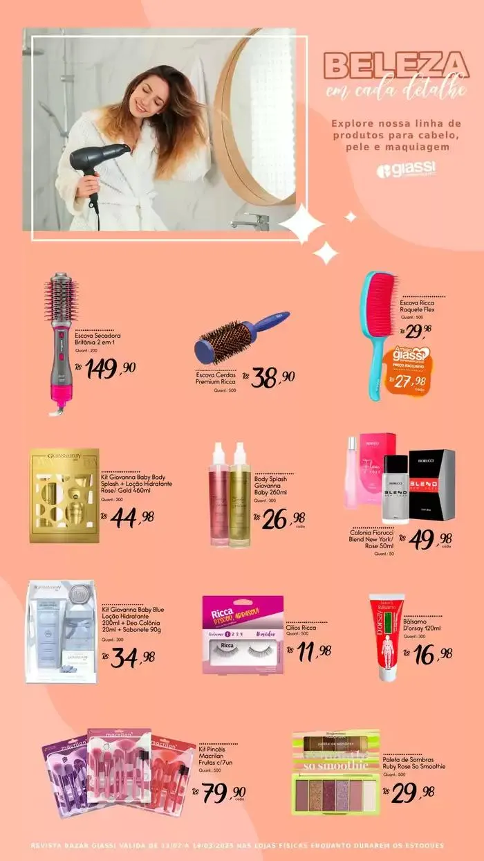 Encarte de Bazar Giassi 14 de fevereiro até 19 de março 2025 - Pagina 9