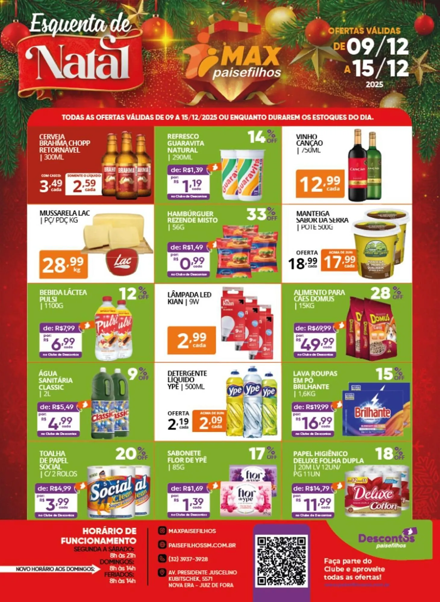 Encarte de Catálogo Pais e Filhos Supermercados 9 de dezembro até 15 de dezembro 2025 - Pagina 2