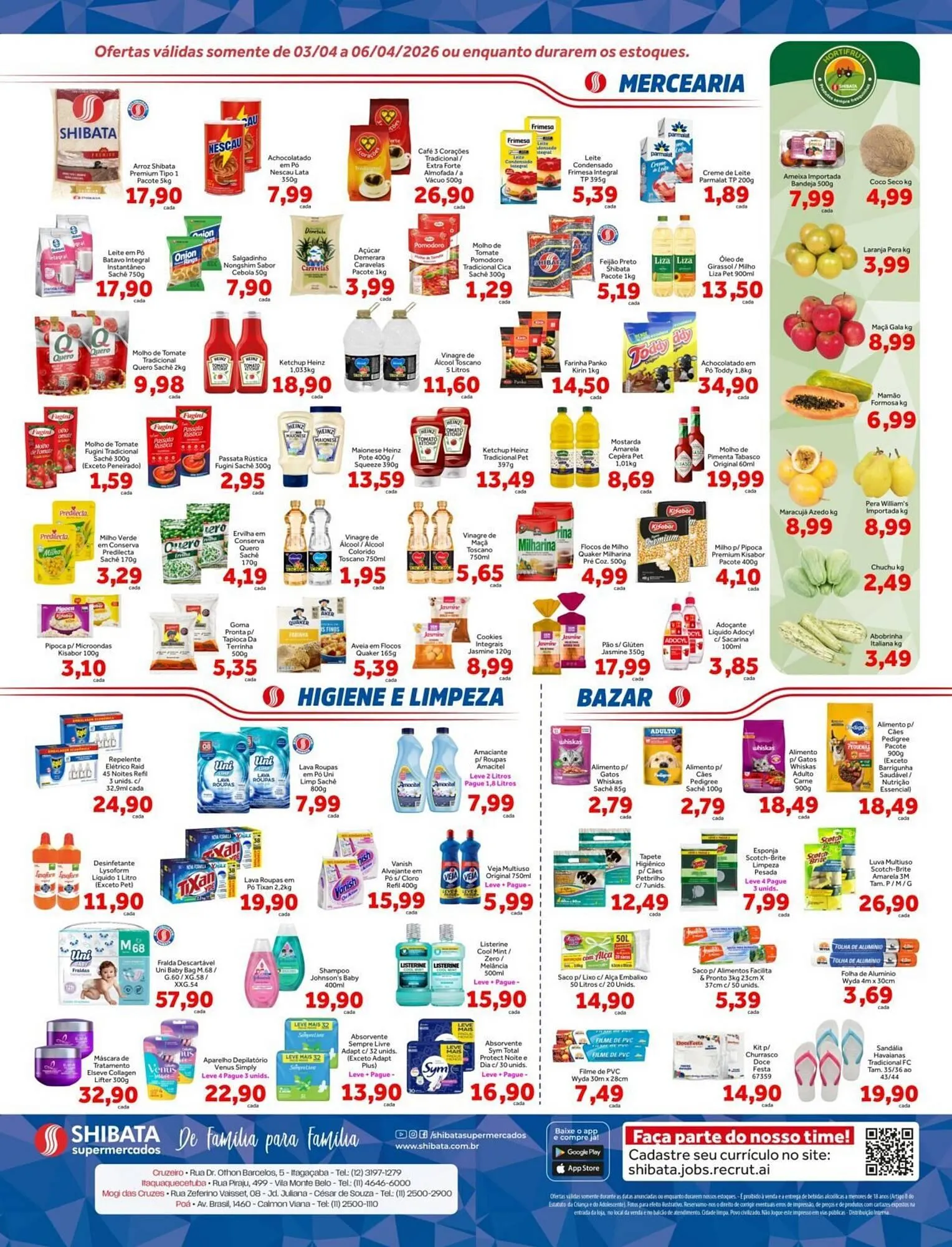 Encarte de Folheto Shibata Supermercados 3 de abril até 6 de abril 2026 - Pagina 2