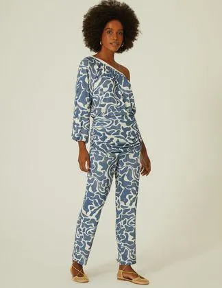 Calça Estampa Lago Amarração