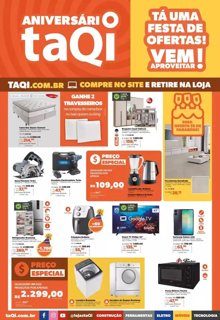 Folheto Lojas TaQi - 1