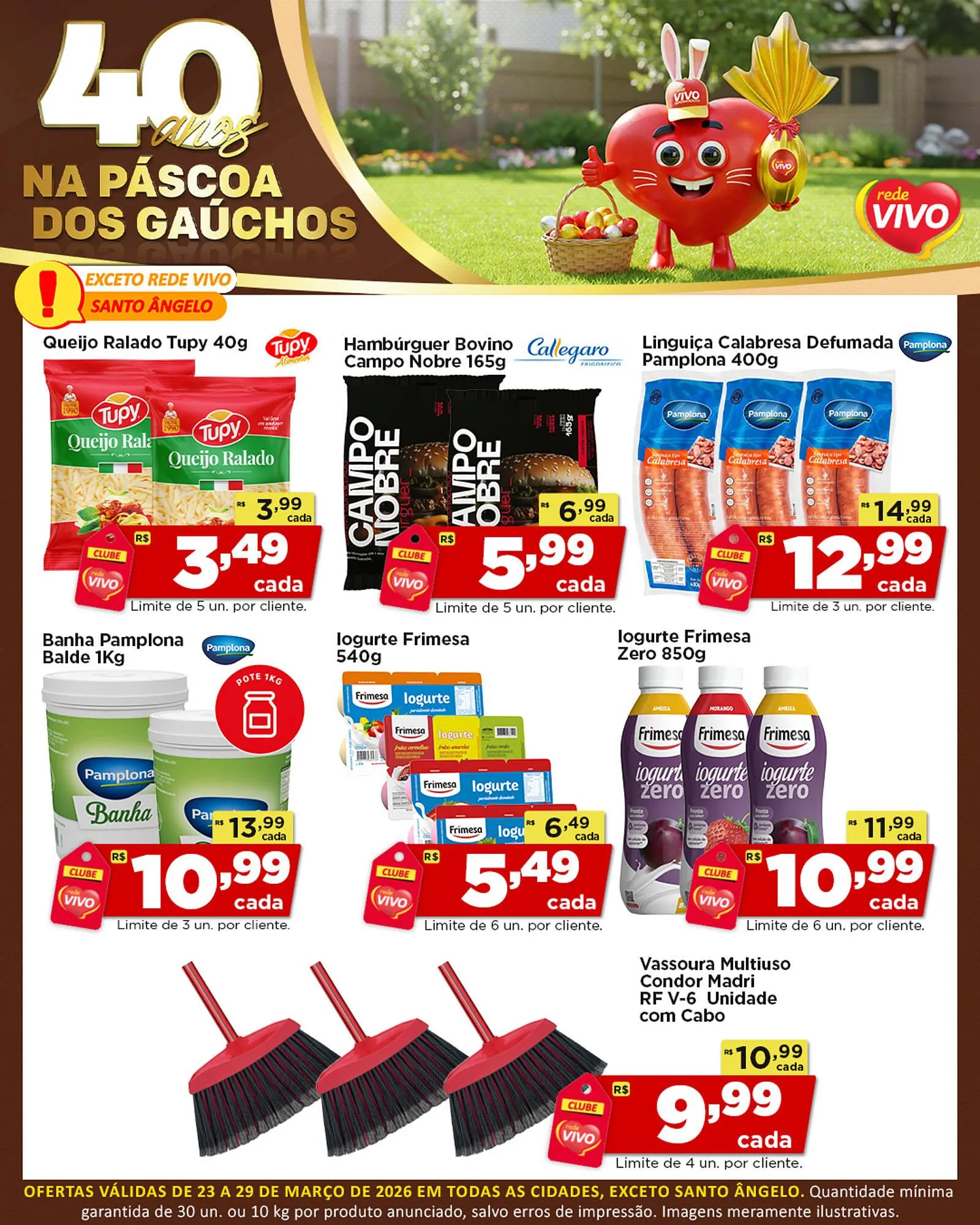 Encarte de Encarte Rede Vivo 23 de março até 29 de março 2026 - Pagina 1