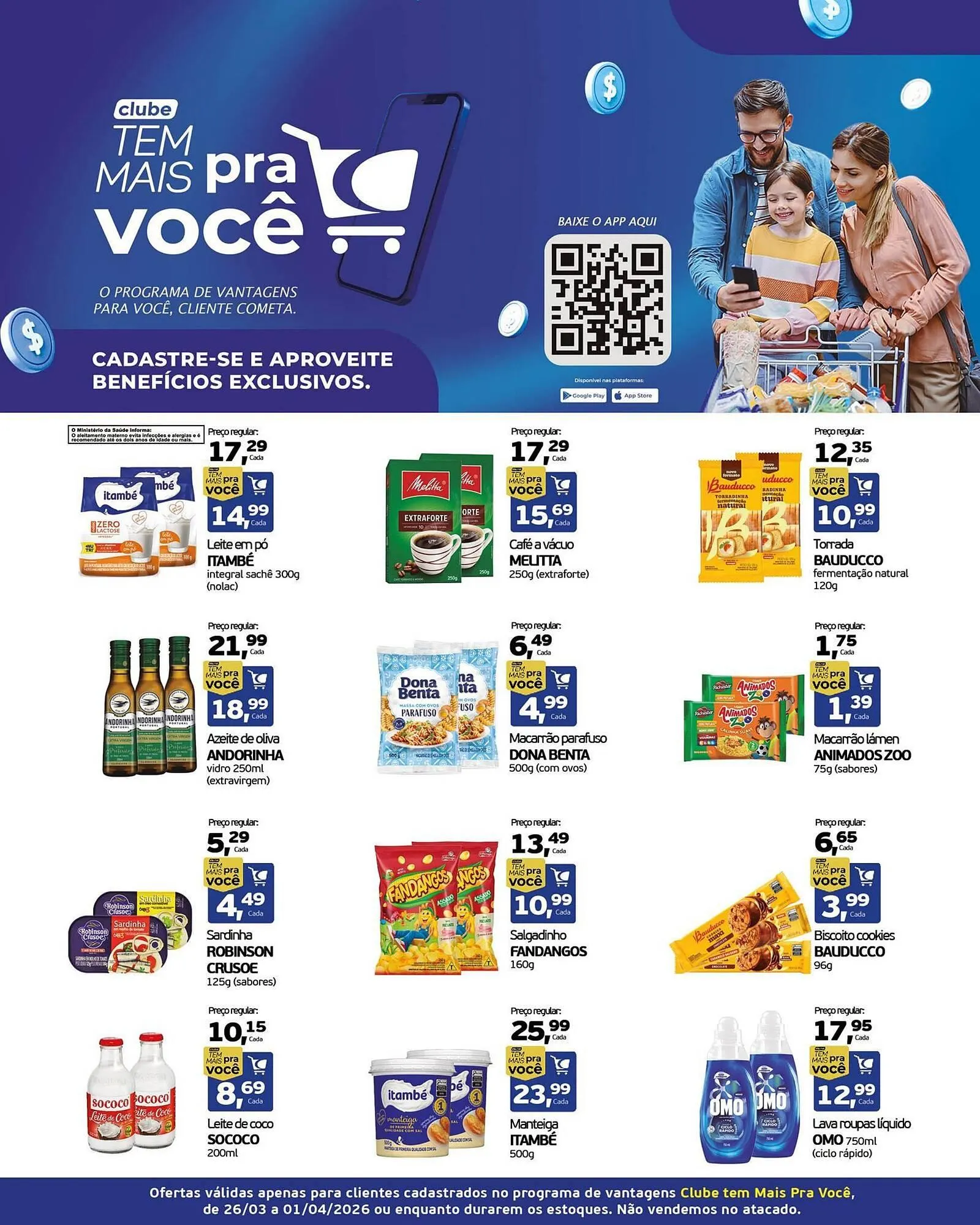 Encarte de Encarte Cometa Supermercados 27 de março até 1 de abril 2026 - Pagina 1