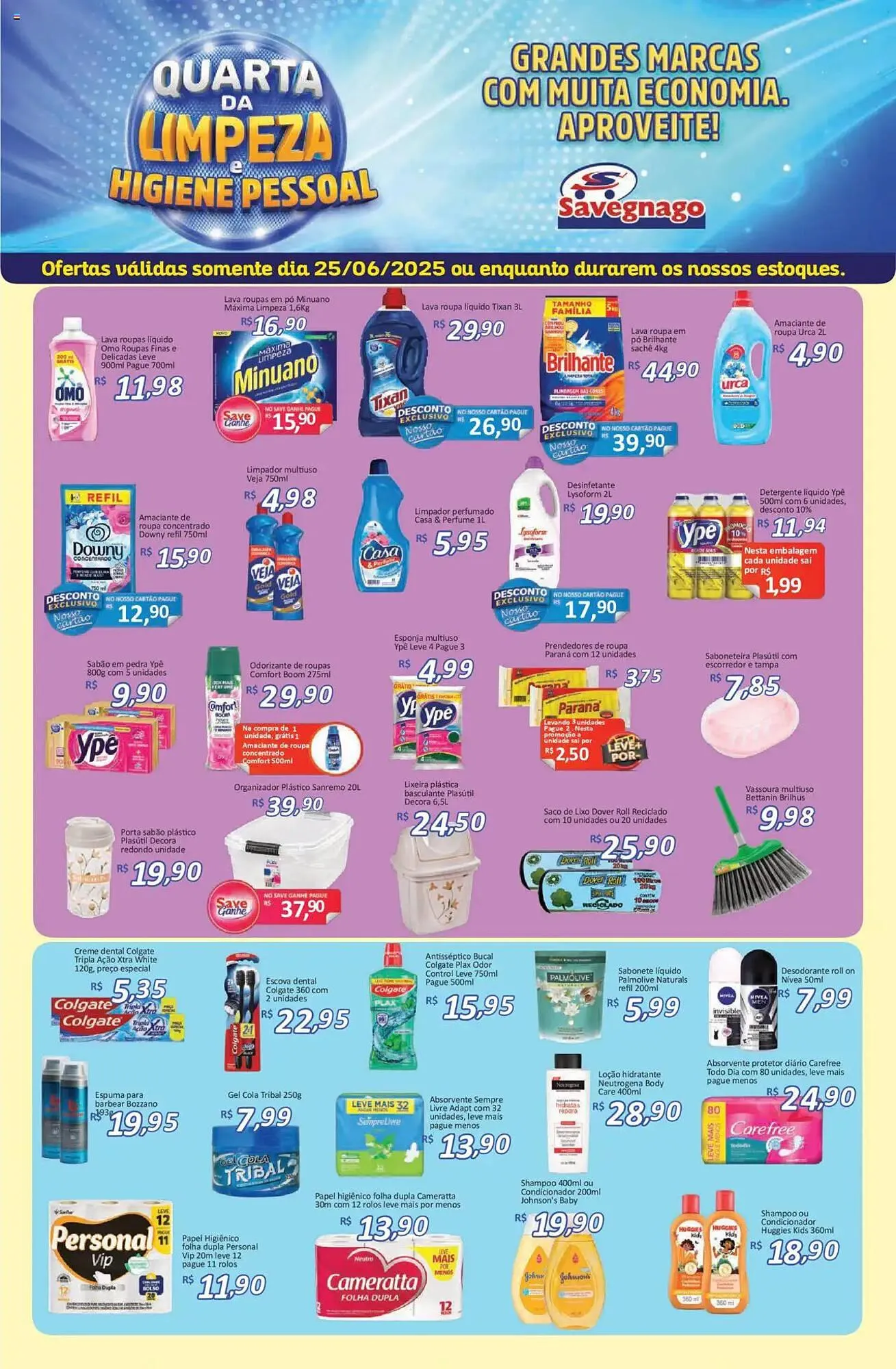 Encarte de Catálogo Supermercados Savegnago 25 de junho até 26 de junho 2025 - Pagina 1