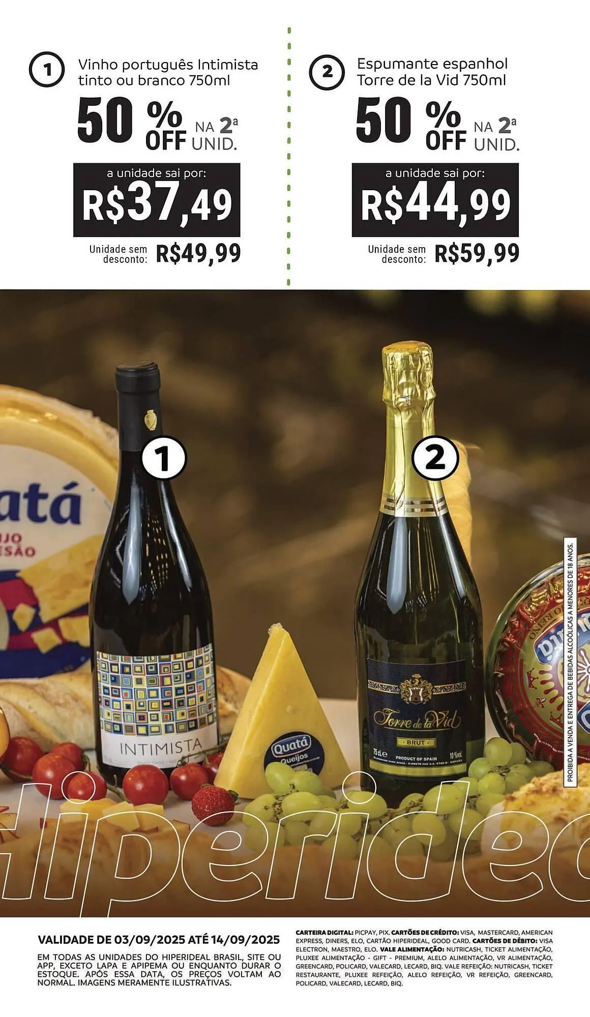 Encarte de Catálogo Hiperideal Supermercados 29 de agosto até 14 de setembro 2025 - Pagina 2