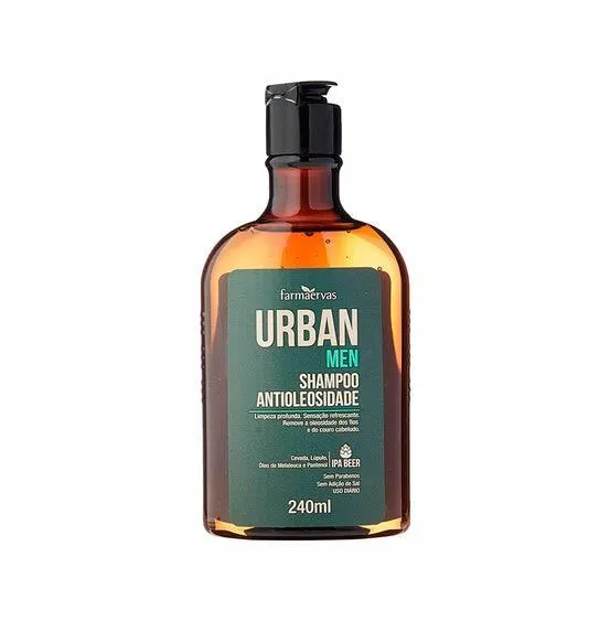 Shampoo Urban Men Anti Oleosidade 240Ml