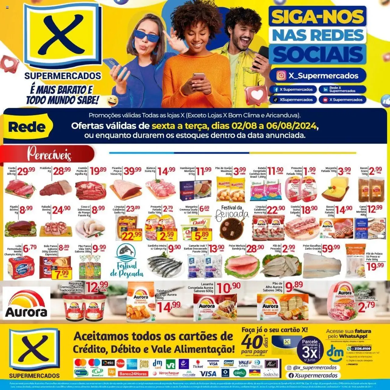 Encarte de X Supermercados - Ofertas da semana 2 de agosto até 6 de agosto 2024 - Pagina 3