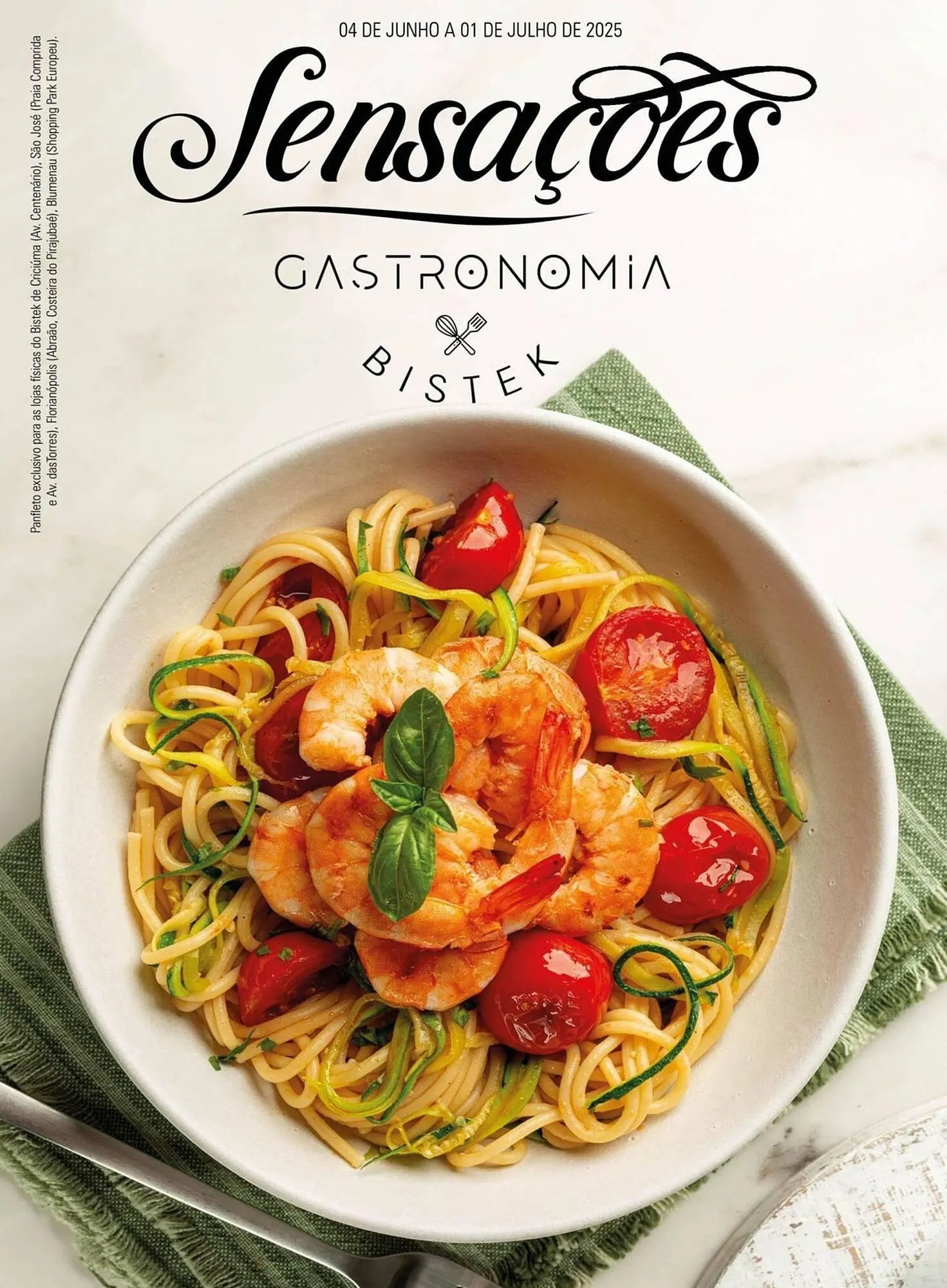 Encarte de Catálogo Bistek Supermercados 6 de junho até 1 de julho 2025 - Pagina 1