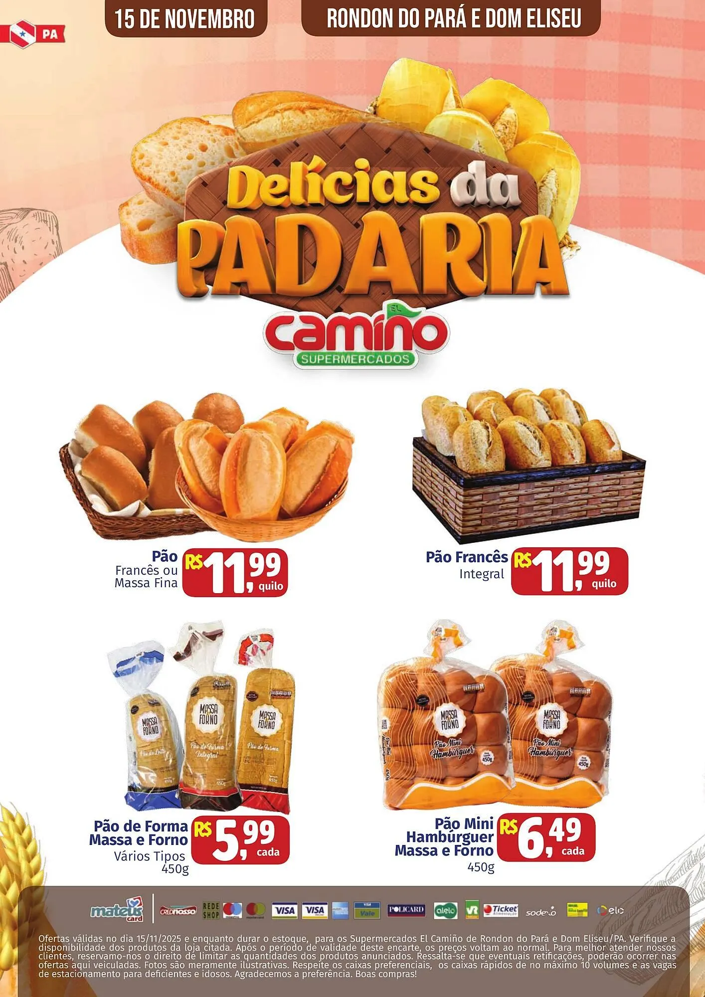 Encarte de Catálogo Camiño supermercados 14 de novembro até 15 de novembro 2025 - Pagina 1