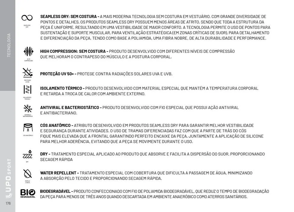 Encarte de Catálogo Lupo Sport 2023/24 28 de julho até 31 de dezembro 2024 - Pagina 176