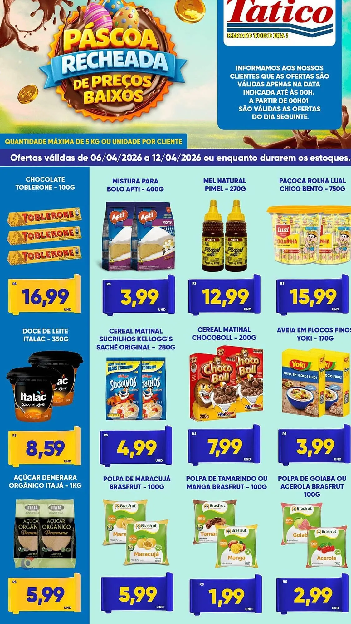 Encarte de Tabloide Tatico 6 de abril até 12 de abril 2026 - Pagina 6
