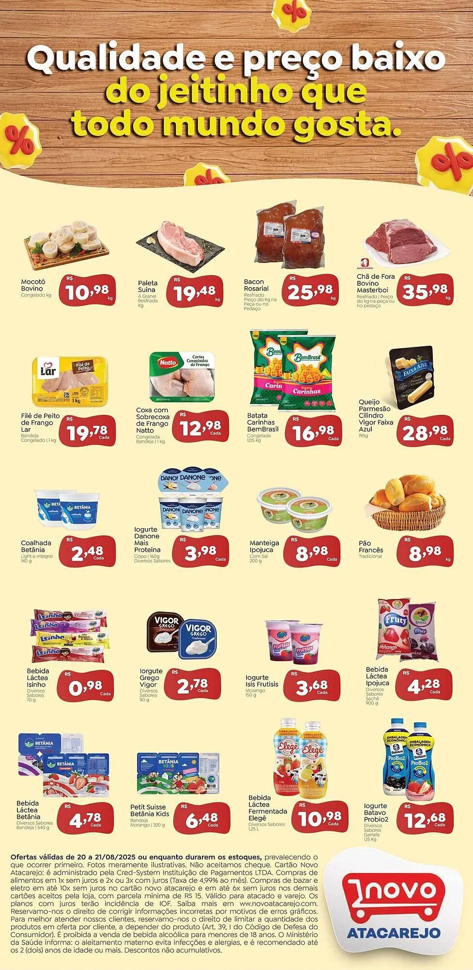 Encarte de Catálogo Novo Atacarejo 20 de agosto até 21 de agosto 2025 - Pagina 2