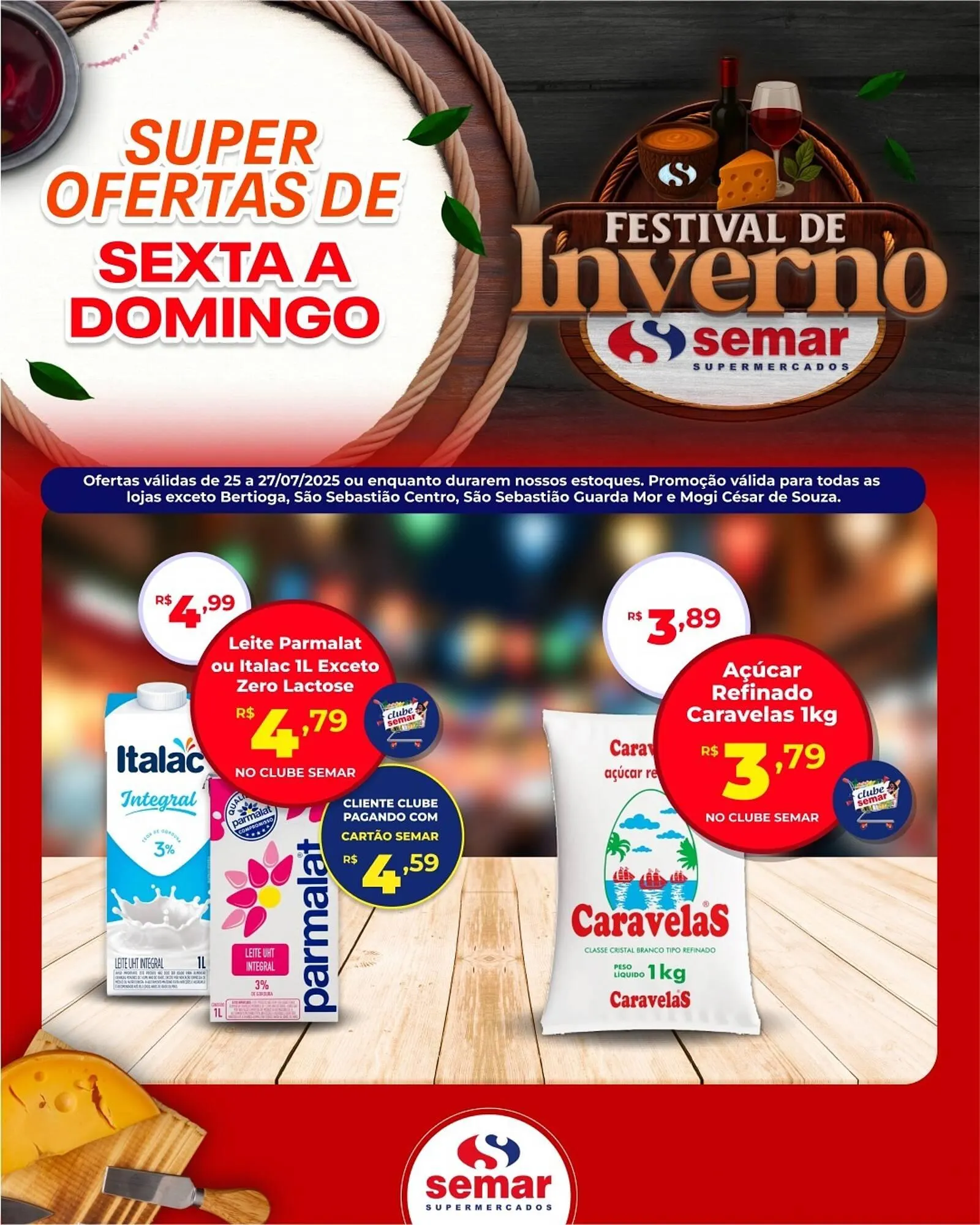 Encarte de Catálogo Semar Supermercado 24 de julho até 27 de julho 2025 - Pagina 2