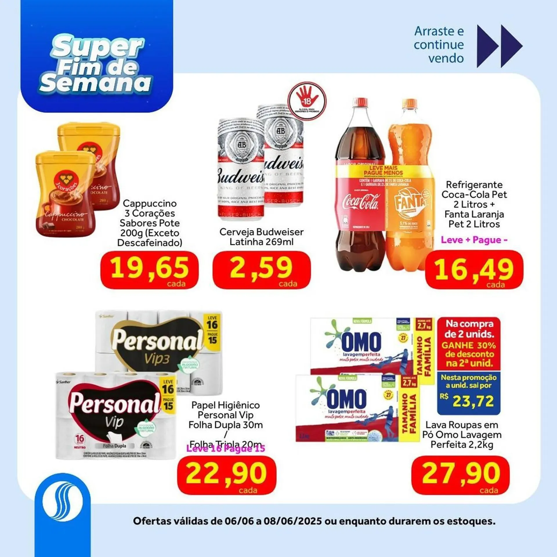 Encarte de Catálogo Shibata Supermercados 6 de junho até 8 de junho 2025 - Pagina 1