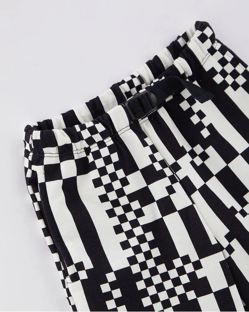 Bermuda Moletom Quadriculistras Pb