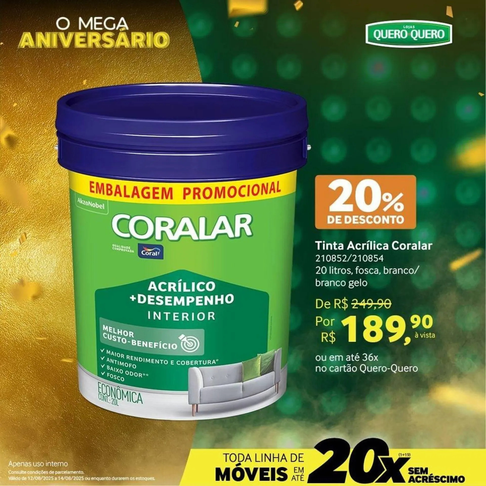 Encarte de Catálogo Quero Quero 12 de agosto até 14 de agosto 2025 - Pagina 8