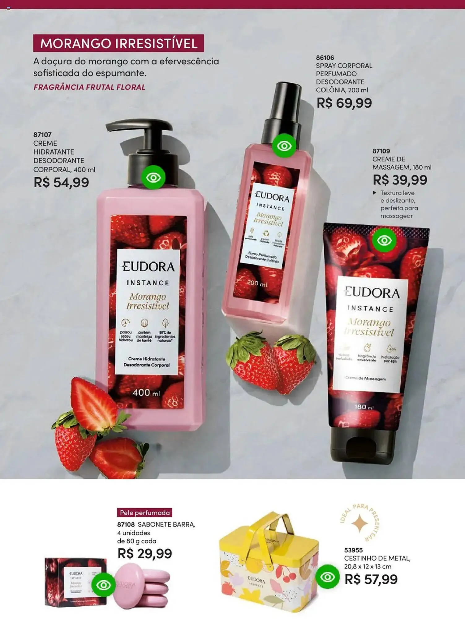 Encarte de Catálogo Eudora 25 de junho até 17 de julho 2025 - Pagina 86