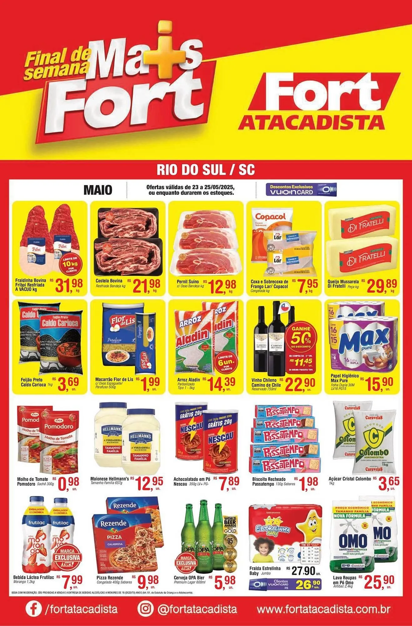 Encarte de Catálogo Fort Atacadista 23 de maio até 23 de maio 2025 - Pagina 1