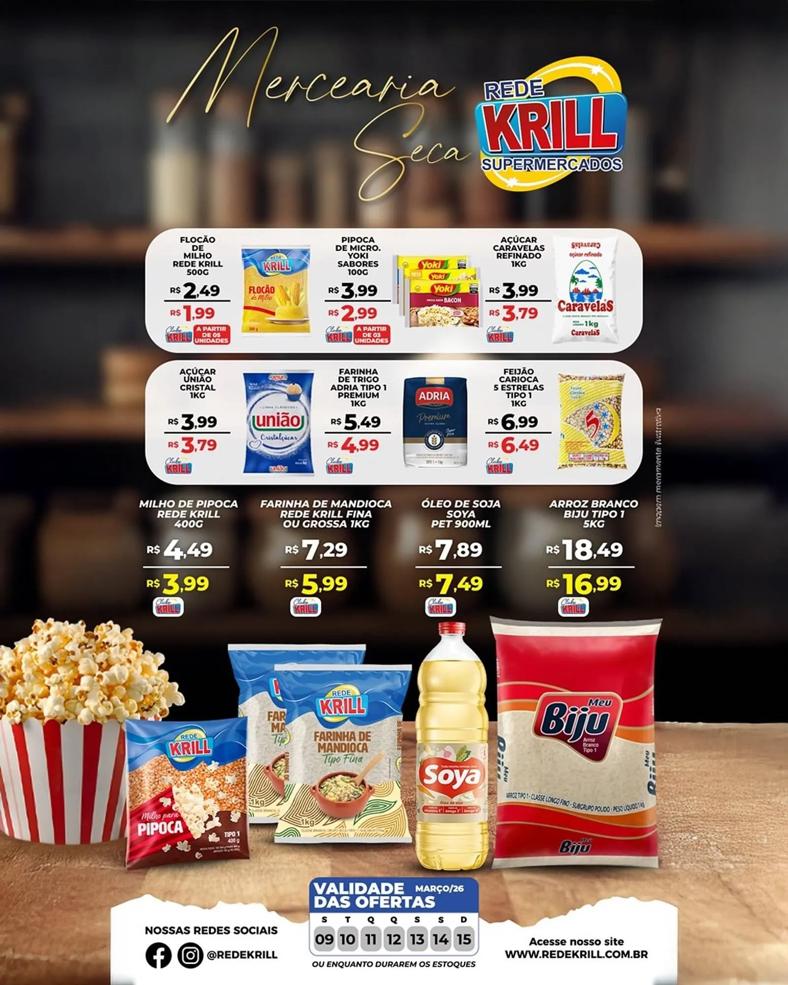 Encarte de Folheto Rede Krill 9 de março até 15 de março 2026 - Pagina 4