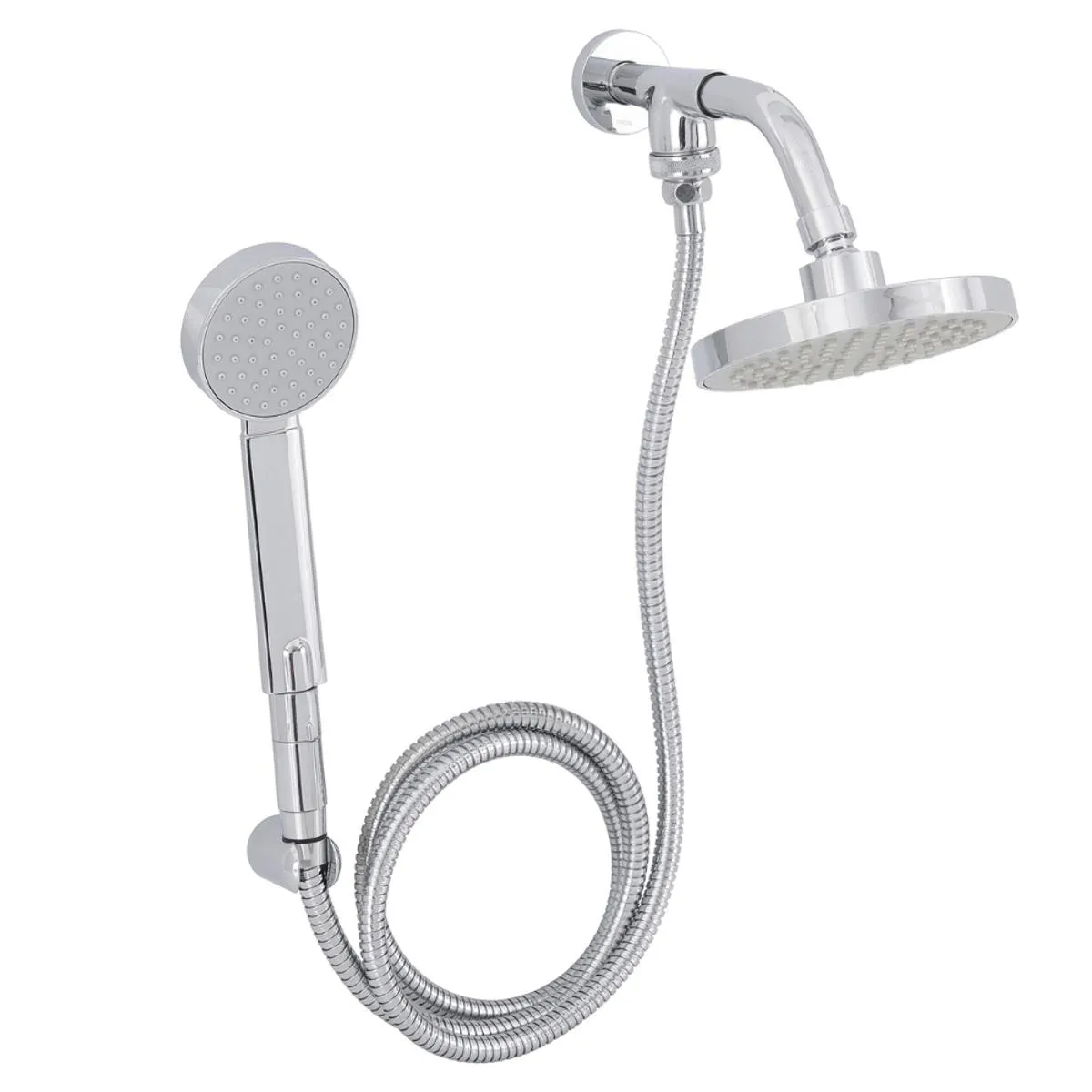 Chuveiro Redondo Eden com Desviador R150 Cromado Docol