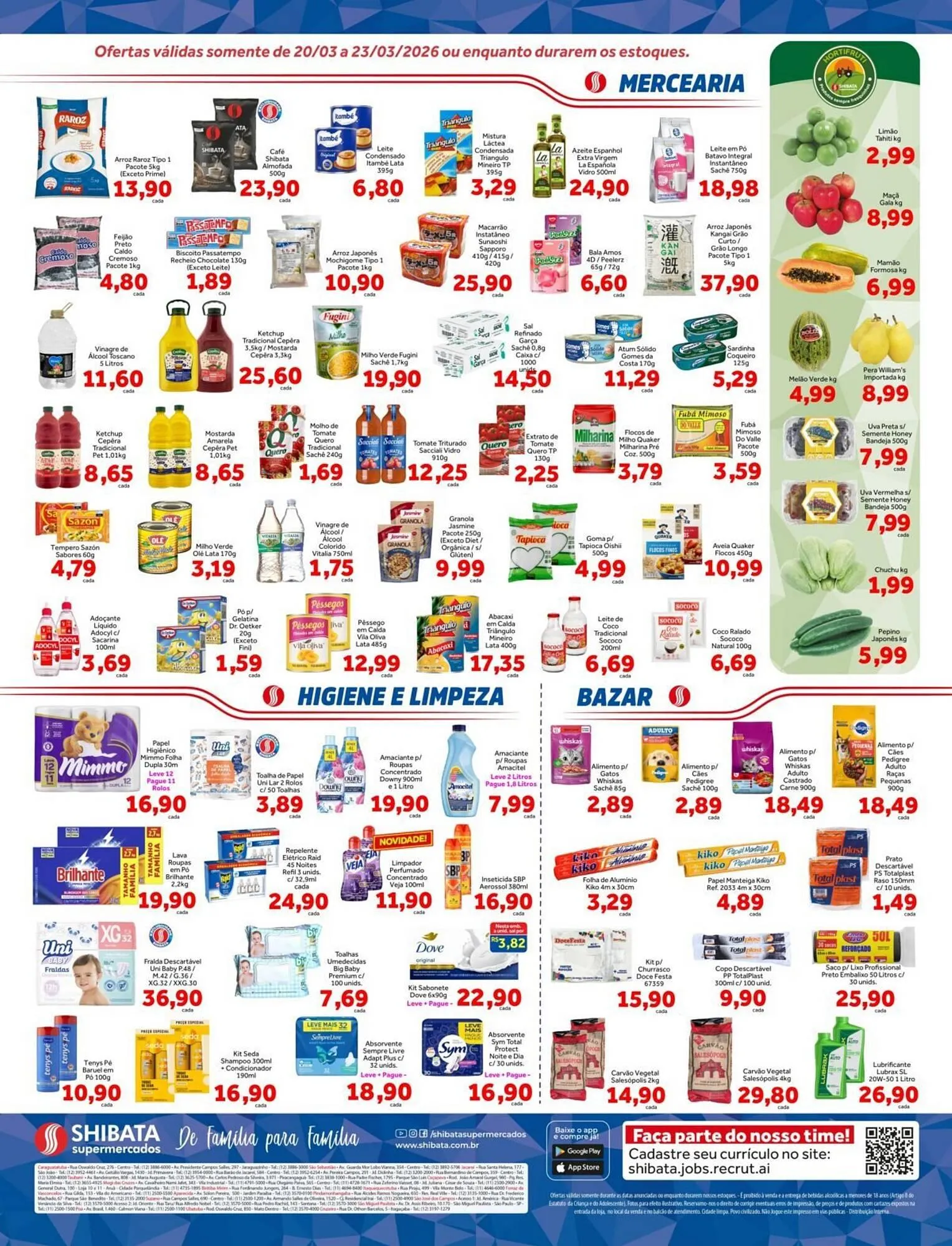 Encarte de Folheto Shibata Supermercados 20 de março até 23 de março 2026 - Pagina 2