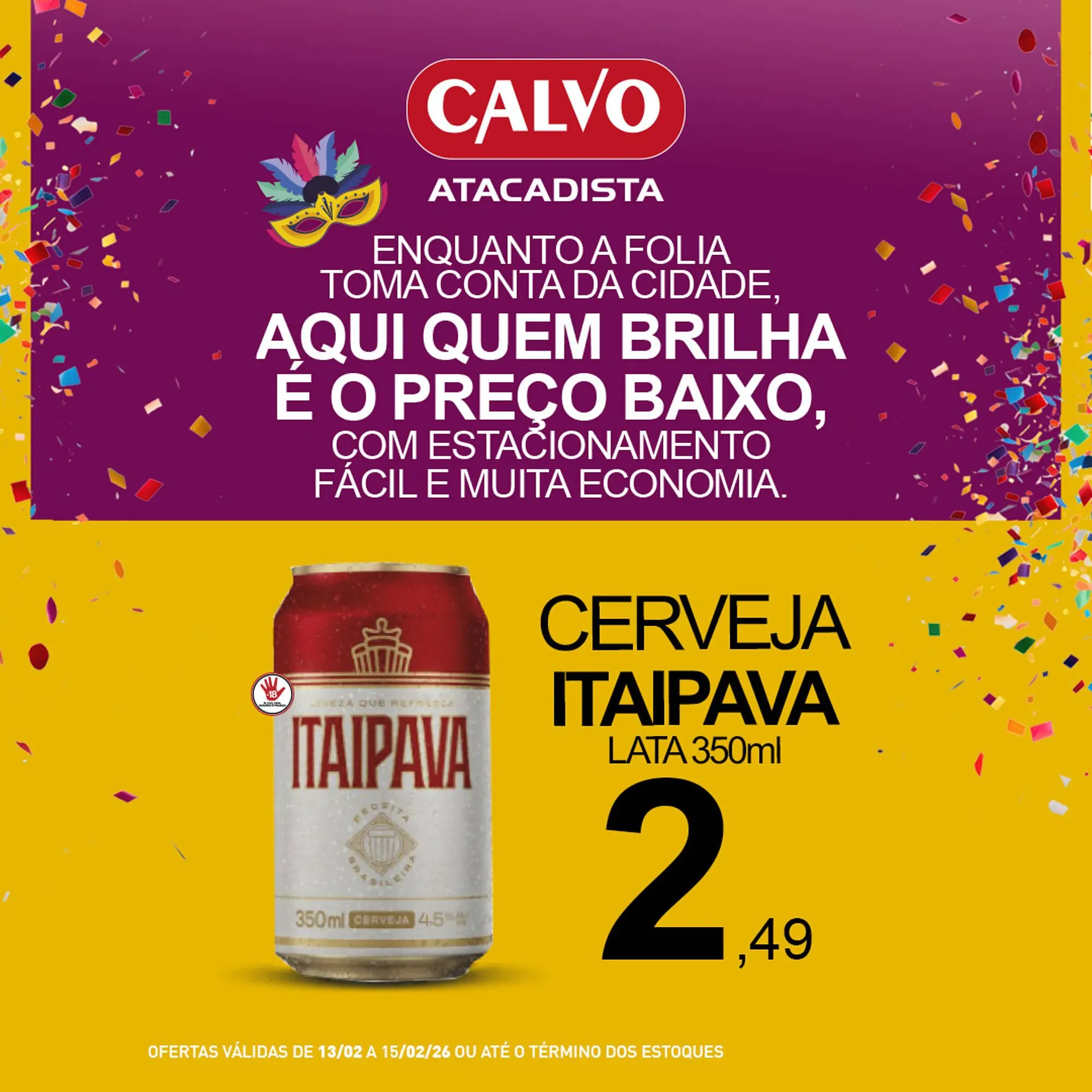 Folheto Calvo Atacadista - 1