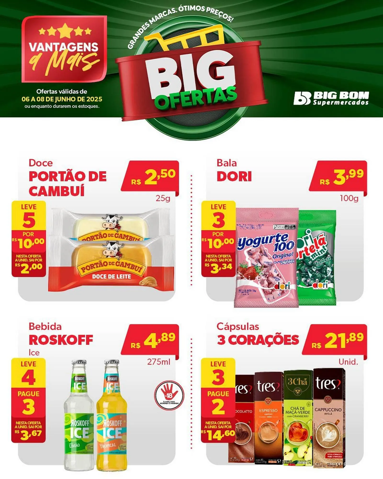 Encarte de Catálogo Big Bom Supermercados 6 de junho até 8 de junho 2025 - Pagina 5