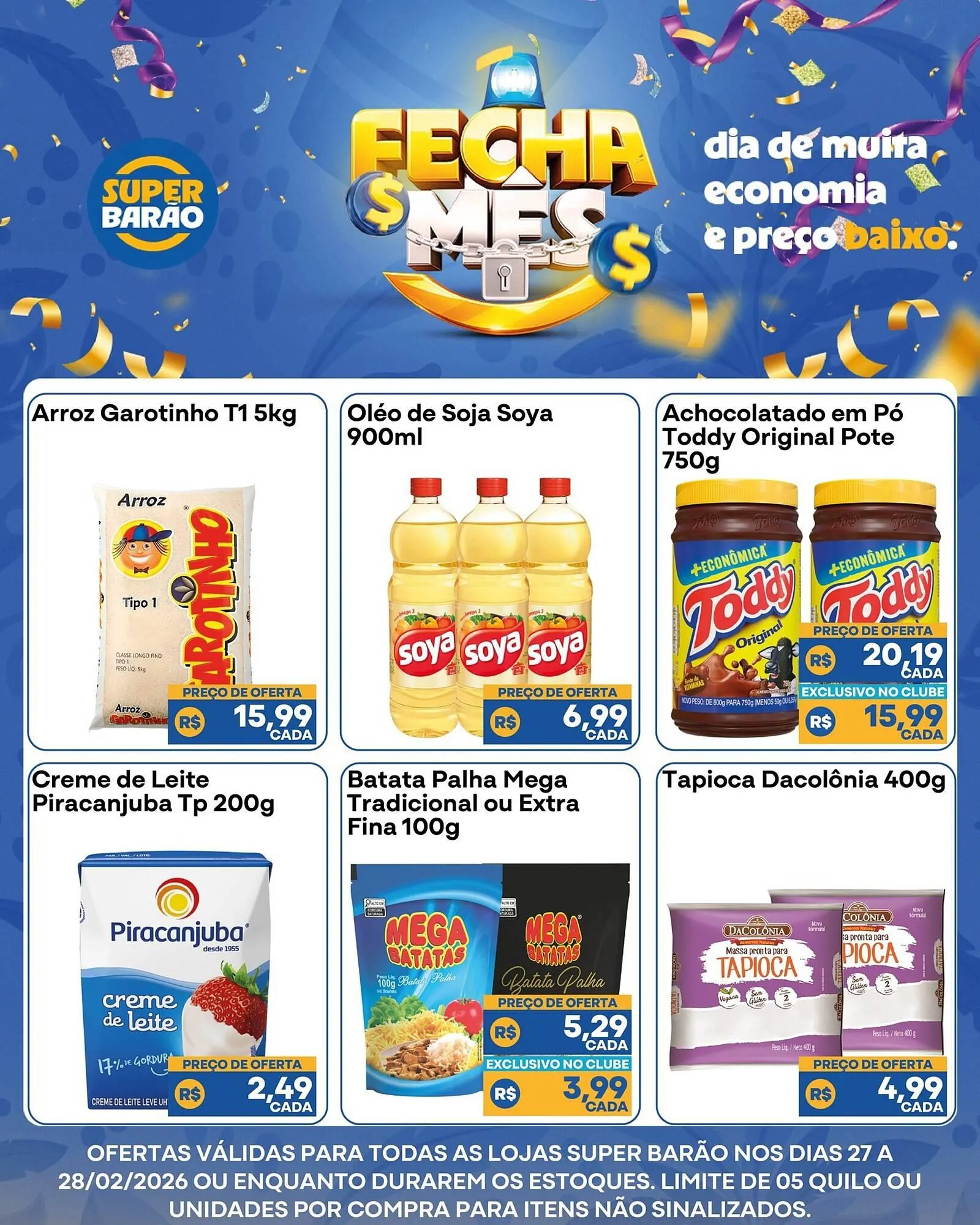 Encarte de Catálogo Super Barão 27 de fevereiro até 28 de fevereiro 2026 - Pagina 1