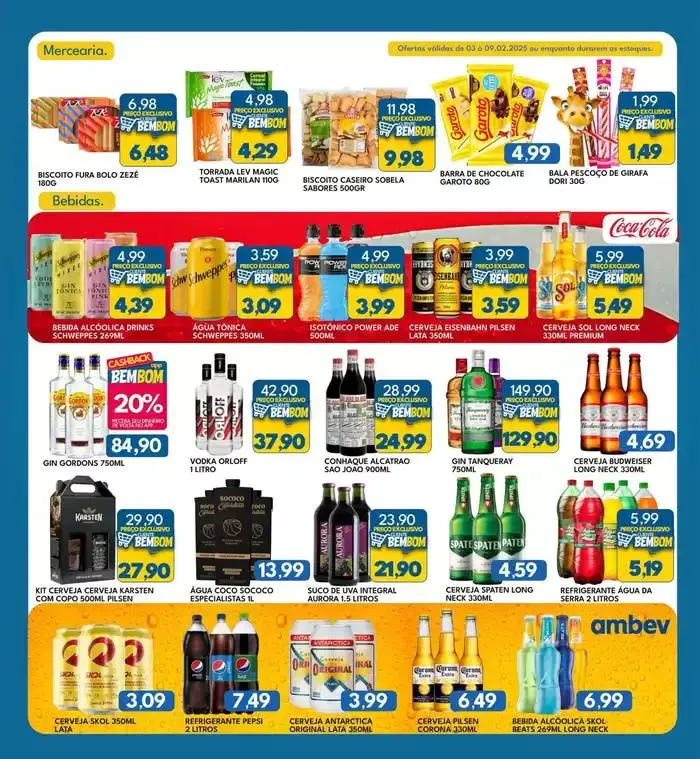 Encarte de Encarte Rancho Bom Supermercados 3 de fevereiro até 9 de fevereiro 2025 - Pagina 6
