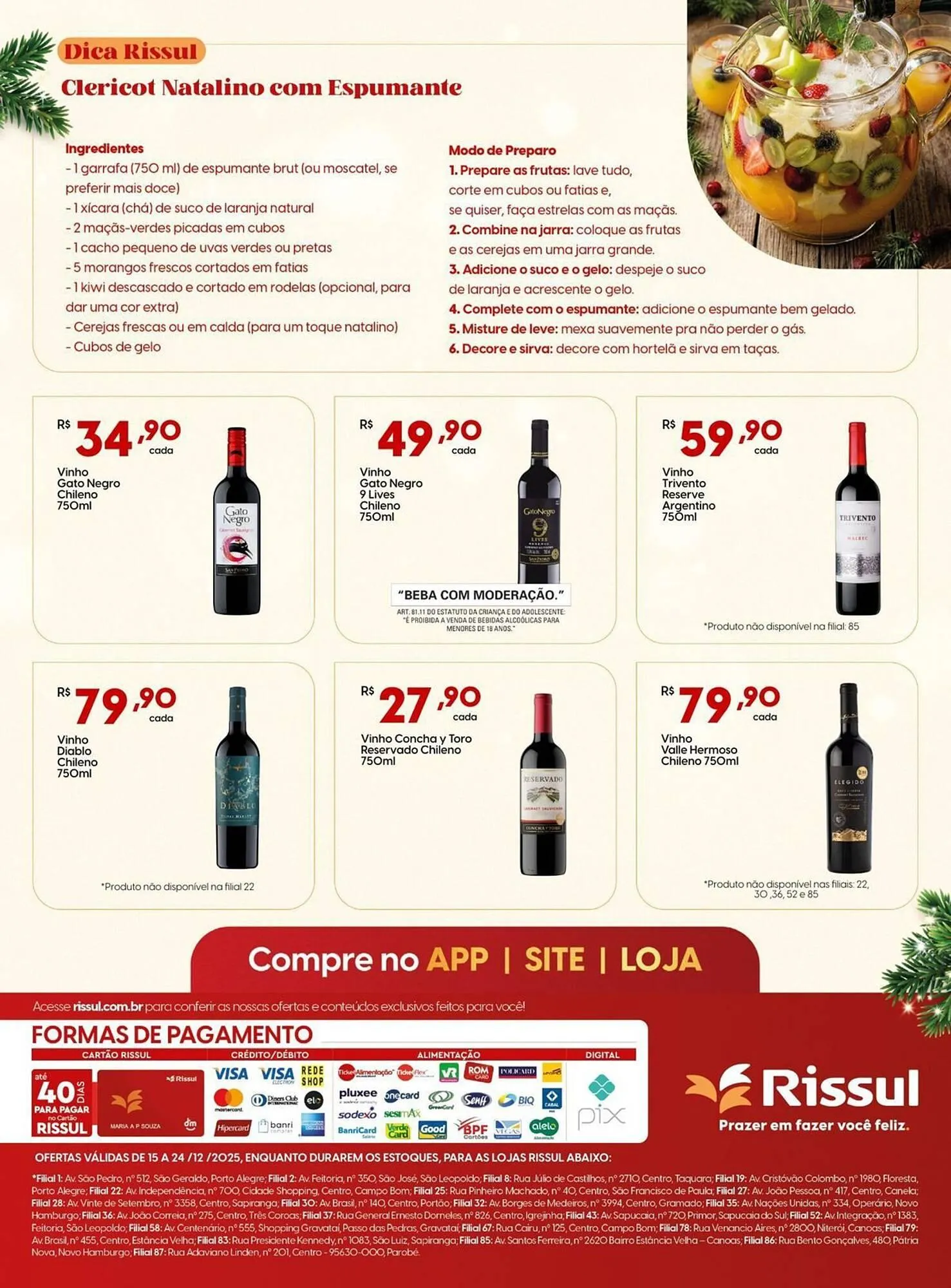 Encarte de Catálogo Supper Rissul 15 de dezembro até 24 de dezembro 2025 - Pagina 5