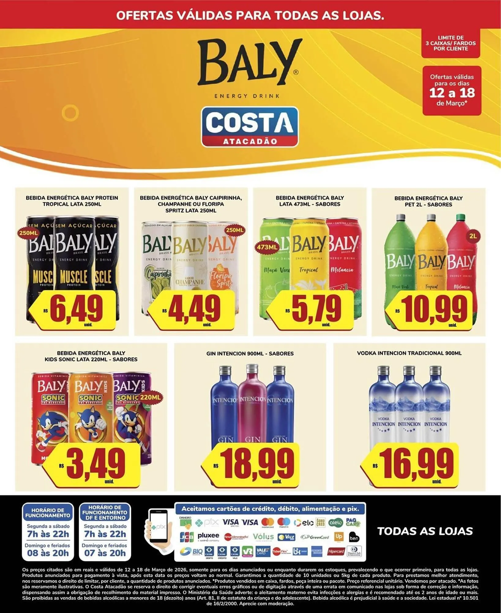Encarte de Tabloide Costa Atacadão 12 de março até 18 de março 2026 - Pagina 1