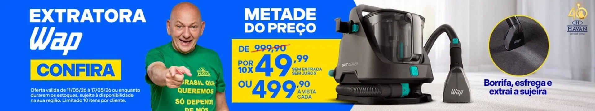 Encarte de Catálogo Lojas Havan 11 de maio até 17 de maio 2026 - Pagina 1