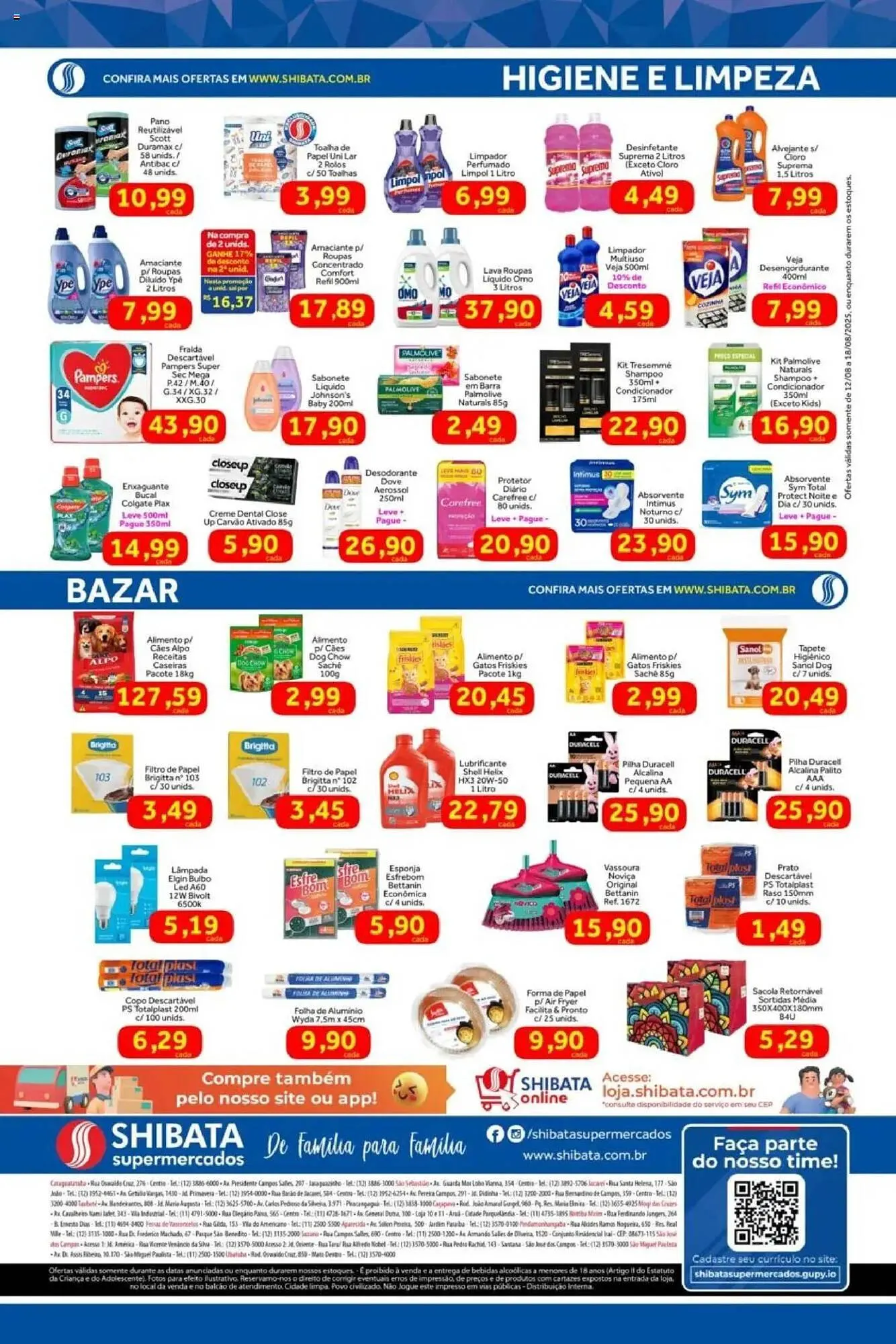 Encarte de Catálogo Shibata Supermercados 12 de agosto até 18 de agosto 2025 - Pagina 3