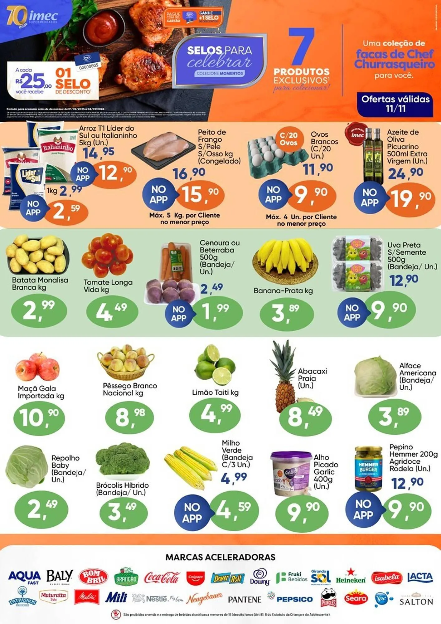Encarte de Catálogo Imec Supermercados 10 de novembro até 11 de novembro 2025 - Pagina 1