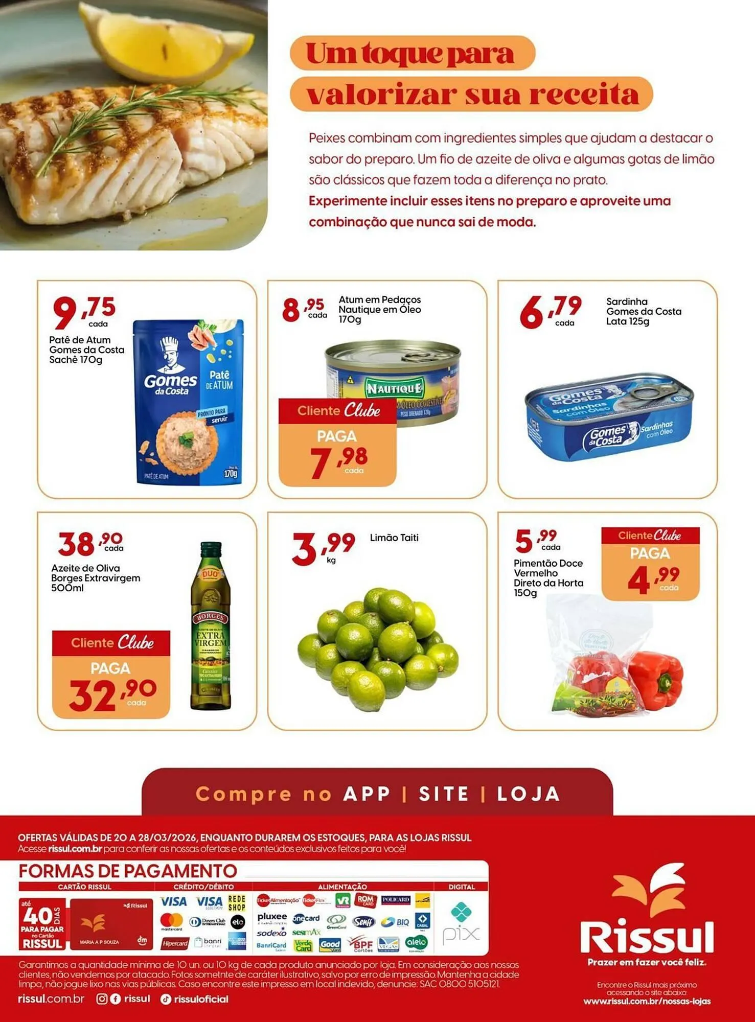 Encarte de Catálogo Supper Rissul 20 de março até 28 de março 2026 - Pagina 3