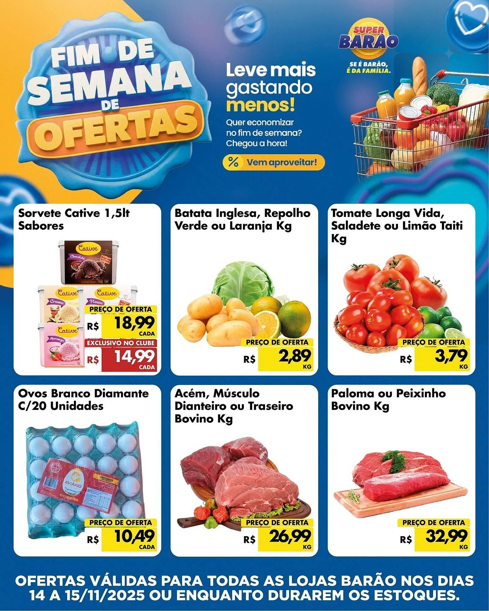 Encarte de Catálogo Super Barão 14 de novembro até 15 de novembro 2025 - Pagina 1