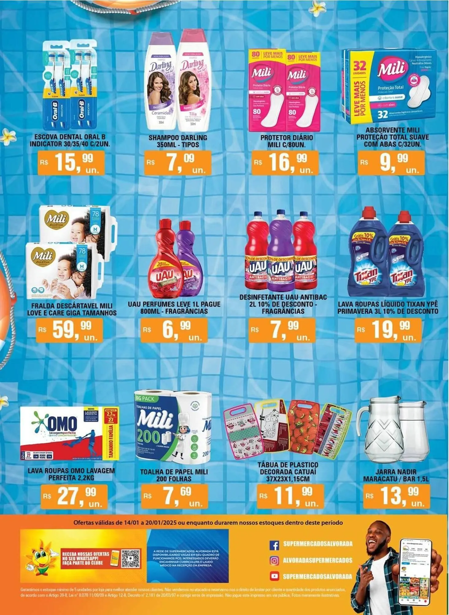 Encarte de Catálogo Alvorada Supermercados 15 de janeiro até 20 de janeiro 2025 - Pagina 4