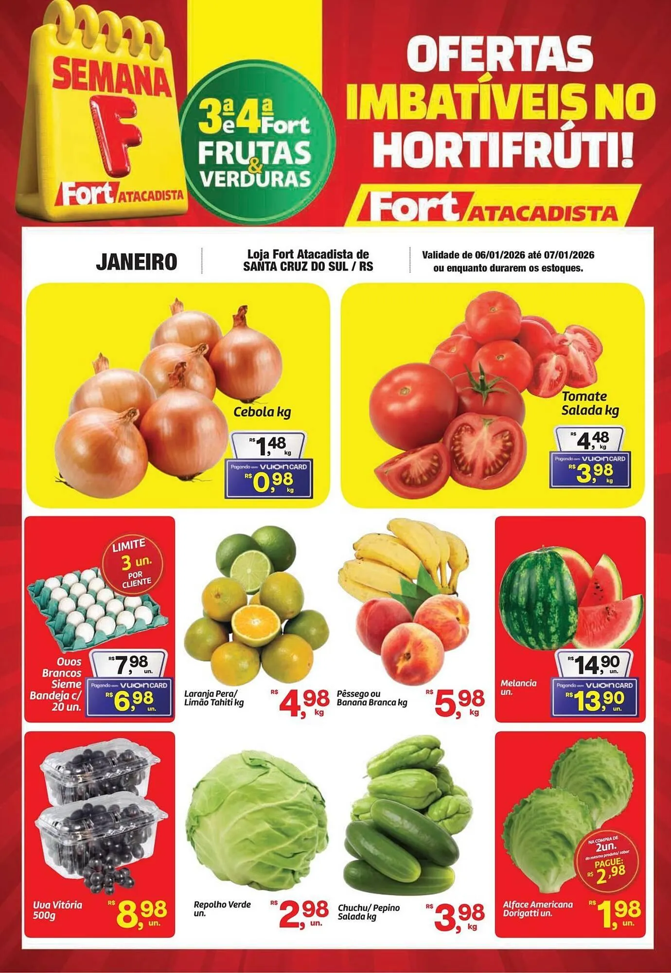 Encarte de Tabloide Fort Atacadista 1 de junho até 1 de julho 2026 - Pagina 1