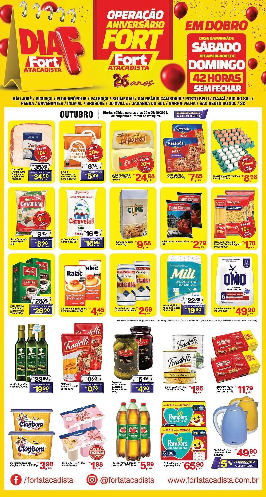 Encarte de Tabloide Fort Atacadista 6 de outubro até 6 de outubro 2025 - Pagina 1