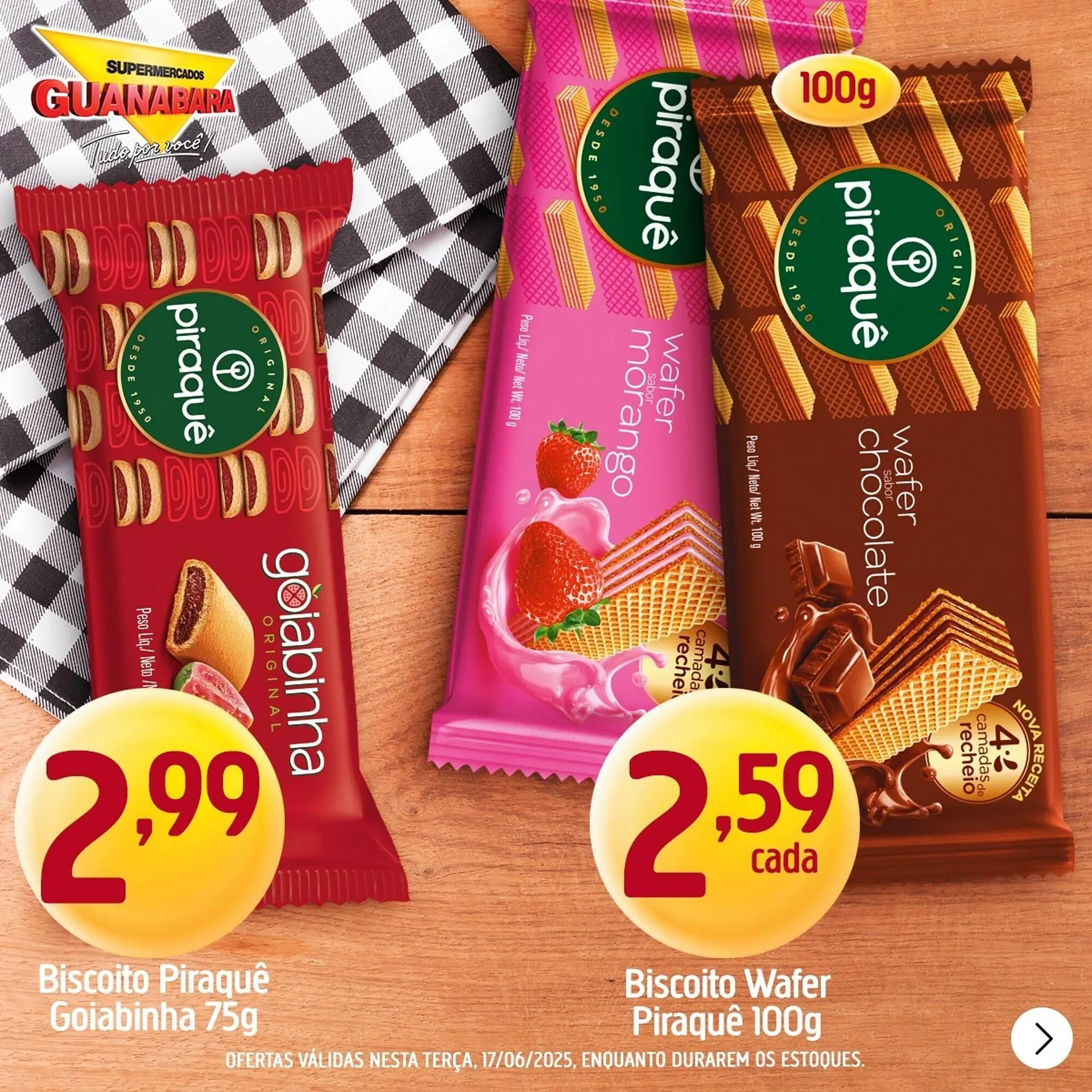 Encarte de Catálogo Supermercados Guanabara 17 de junho até 17 de junho 2025 - Pagina 1