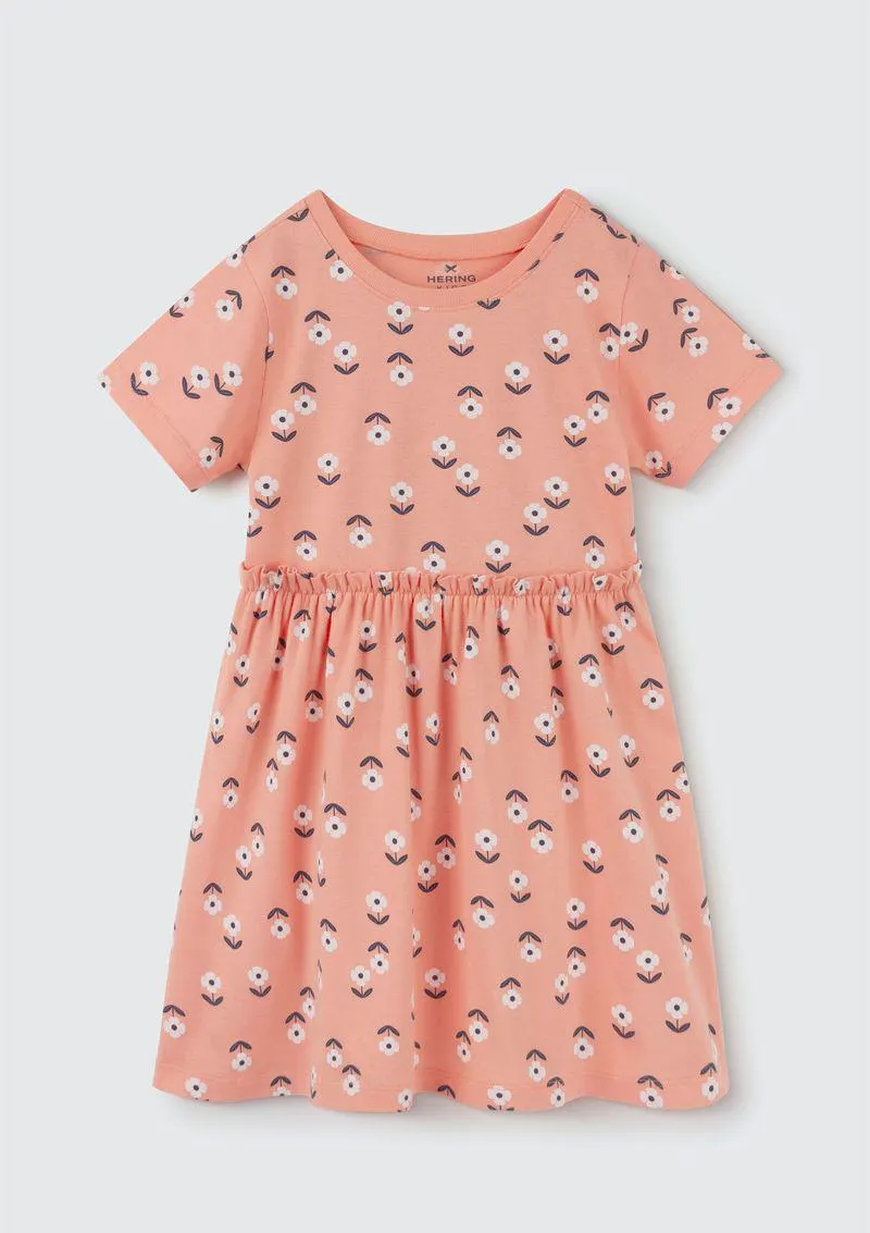 Vestido Curto Infantil Rodado - Rosa